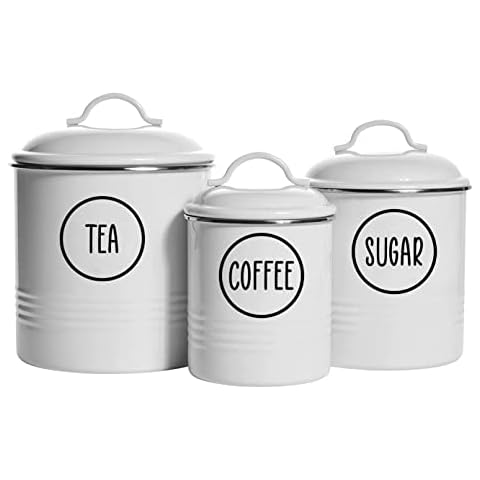 Tea, Coffee, Sugar Modern Kitchen Jar Labels Cover