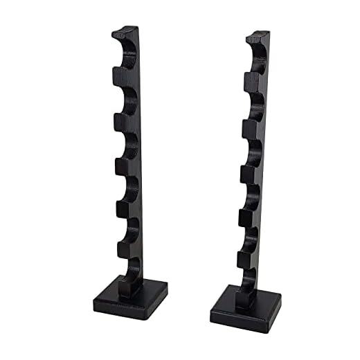 NANGOPOP Wizard Wand Stand Display - 6 Tiered Wood Magic Wand Holder for Table Display, Holds Six Wands