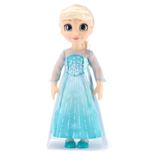 Disney Store Official Elsa Once Upon a Story Doll - 16 Inch Disney Princess Toys Featuring Reflective Eyes with 3D Pupil and Iris, Detailed Costume,...