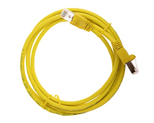 CDL Micro FTP Shielded Cat6 RJ45 Ethernet Network LAN Patch Cable 2m - Yellow, 2 m - Image 2