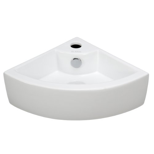 Flash Deals - 70% OFF Elanti Collection EC9808 Sink, Corner (17.5 x 12.2 x 4.9 Inches), White