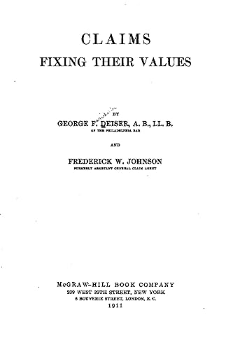 Claims, fixing their values