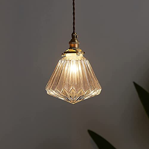 Lustre suspension vintage YangRy réglable pour entrée chaleureuse