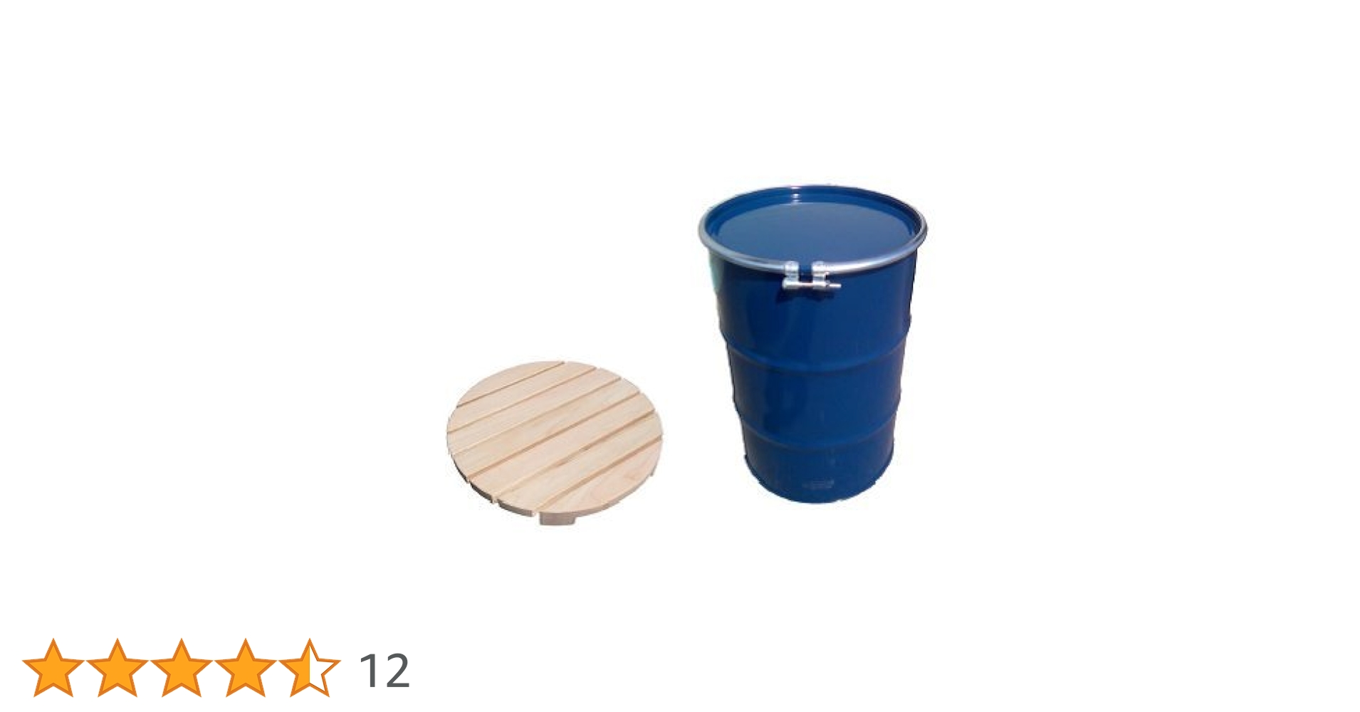 Amazon.co.jp: ドラム缶風呂セット 鋼製ドラム缶・新品檜すのこ