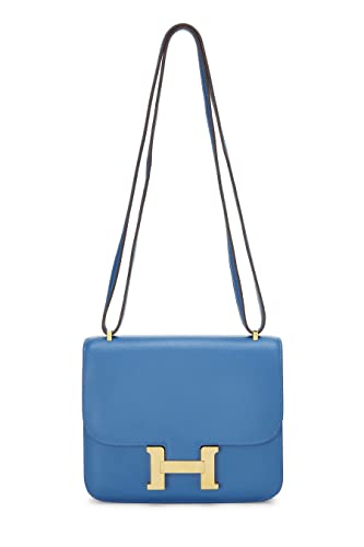 Hermès, Pre-loved Blue Izmir Swift Constance 18, Blue Izmir