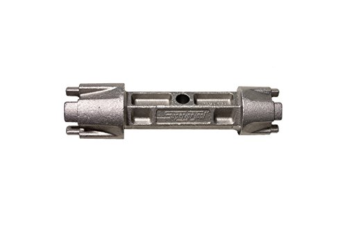 Dual-Ended Tub Drain Wrench - Superior Tool 06020 Ratchet Wrench Fitting 3/8" and 1/2"