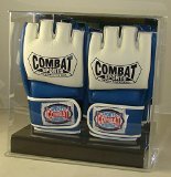 Collectible Supplies New Double Wall Mountable UFC MMA Fight Glove Display Case