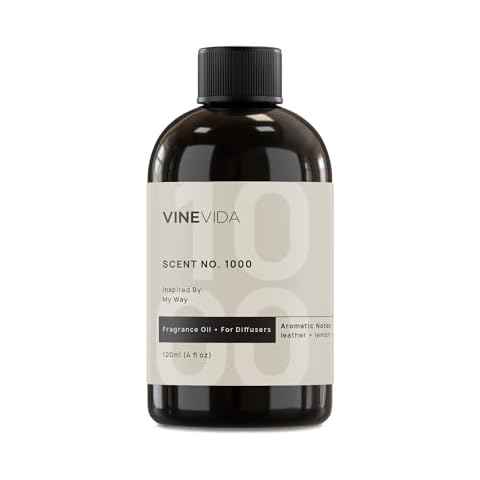 VINEVIDA [4 Fl Oz] Scent NO. 1000 Inspired by My Way Fragrance Oil for Cold Air Diffuser, Hotel Fragrance Diffuser Oil, Hotel Scent Diffuser - Fragrance Oil for Cold Air Diffuser Cover