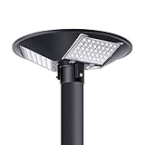 farol solar led para jardin Farola LED que incorpora un sistema de alumbrado autónomo mediante energía solar. Incorpora sensor de luminosidad y movimiento. Ideal para su instalación donde la red de energía eléctrica no puede llegar. Incluye mando a distancia para su control y configuración.