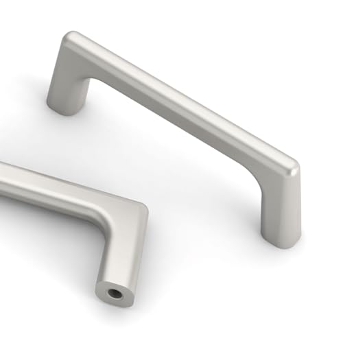 Image of Asidrama 10 Pack 3 Inch(76mm) Brushed Satin Nickel Cabinet Pulls Cabinet Handles Cupboard Handles Kitchen Cabinet Hardware for Cupboard Drawer Pulls