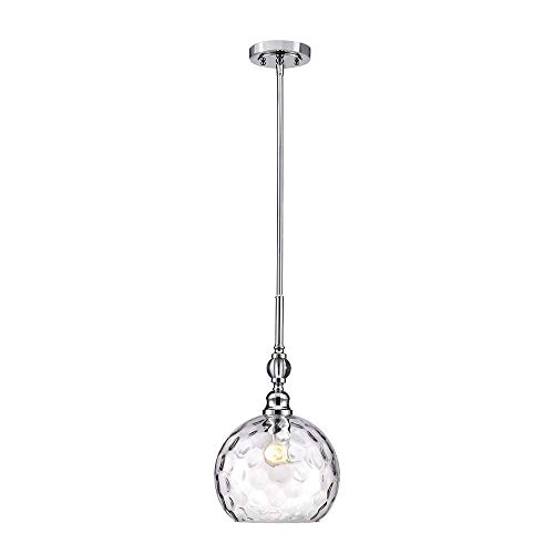 Home Decorators Collection Letezia 1-Light Polished Chrome Pendant DC-C2707