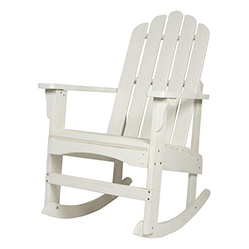 White Porch Rocker
