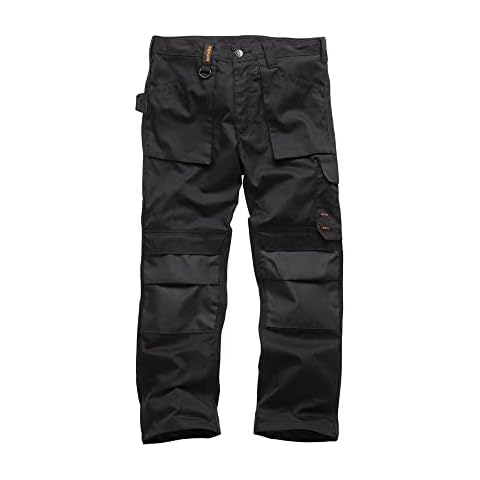Scruffs Men's Worker Workwear Trousers, Black (Black 001), 34W Long UK Cover