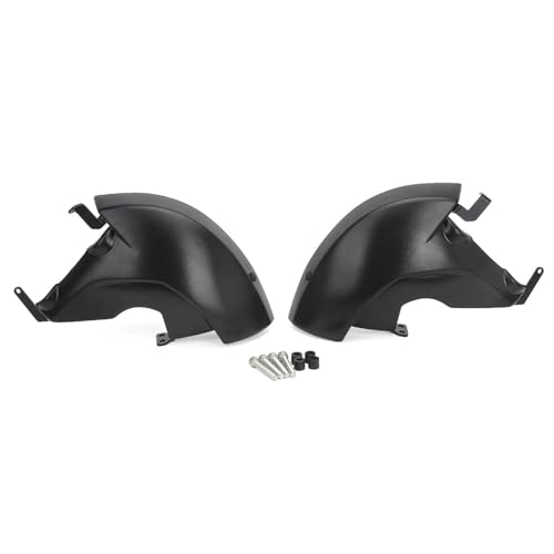 Conduits refroidissement air frein avant YZF-R1 noir mat rigide