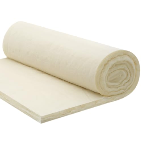 Peryiter 1 Roll 27 Inch x 3 Yard x 1 Inch Thick Cotton Upholstery Batting Quilt Batting Cotton Batting Bolt for Cushion Pillows Bedspreads Interior Decoration Crafts