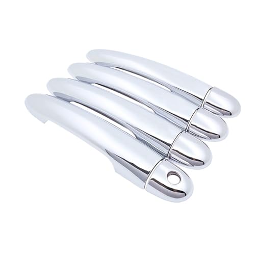 Autocollants poignée porte Clio 3 protection anti-rayure couverture rigide chromée pour Renault