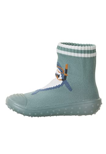 Kids Unisex Animal Print Dark Green Hiking Socks (2Y, 1 Pair)2