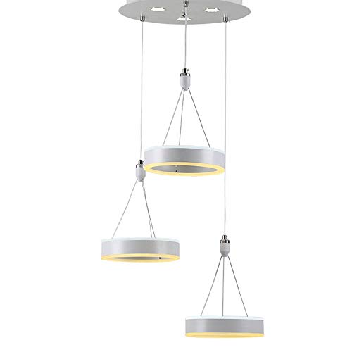 Lustre salon moderne en fer forgé et LED créative pour l'ambiance d'un café