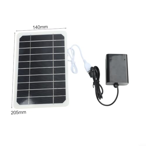Bomba de oxígeno solar de 5 W y aireador portátil para estanques de pesca con panel de 21,5 % 3
