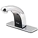 Speakman S-8711-CA-E SensorFlo Classic Battery-Powered Lavatory Sensor Faucet with 4 in. Deck Plate & Under-Counter Mechanical Mixer, Polished Chrome
