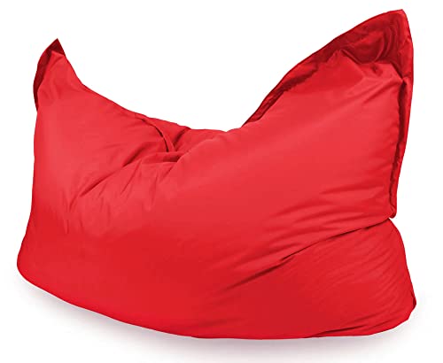 Beautiful Beanbags - Big Brother X-L Funky Bean Bags - Great for Indoor & Outdoor Use, Red