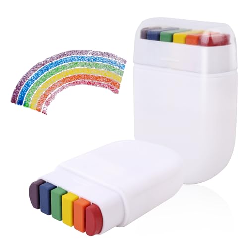 TOCADIS Rainbow Face Paint - Gay Pride Flag Rainbow Makeup Stick for Pride Parade, Pride Temporary Tattoos for Pride Month Celebrations, Party and Festival Makeup (2 Pack)