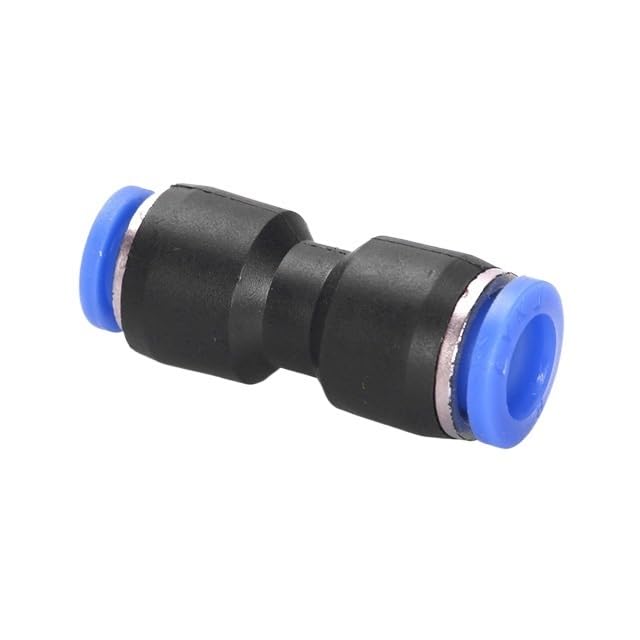 Conector de toque de manguera, Conector de tubo de conexión neumática, acoplamiento de manguera de empuje de agua de 4mm, 6mm, 8mm, 10mm, 12mm, forma en T, tubo recto, Hardware de junta rápi