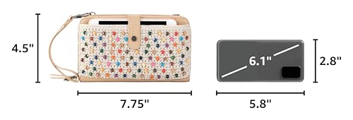 Image of The Sak Iris Smartphone Crossbody Purse - Small Women's Cellphone Bag & Wallet For Everyday- Convertible Wristlet With Zipper