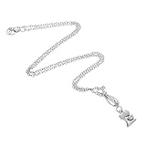 Abaodam Kreative Halskette mit Kuchenmaschinen Anhänger Retro Schmuck für Damen Modische Halskette als Geschenk für Dessertliebhaber