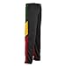 JL Sport Authentic Brazilian Capoeira Martial Arts Pants - Unisex (Black, Jamaican, Reggae Theme)