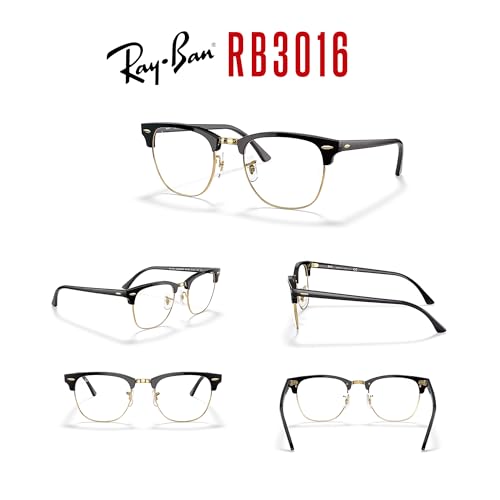 Image of Ray-Ban RB3016 Clubmaster Classic Square Sunglasses for Men for Women