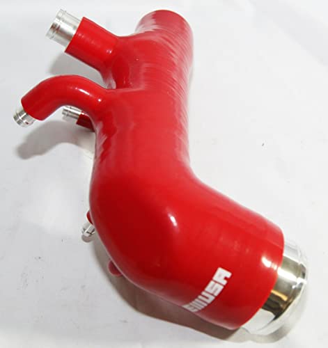 Emusa Silicone Turbocharger Inlet Hose Replacement For 2002-2007 Su-Baru Impreza Wrx Sti (Red) #TOP7