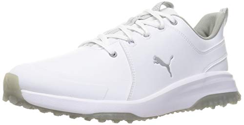 Amazon.co.jp: [PUMA] [プーマ] ゴルフ スパイクレス シューズ グリップ フュージョン プロ 3.0 メンズ プーマ ホワイト/プーマ シルバー/クワイエット シェイド (194467)(03) 28.0 cm