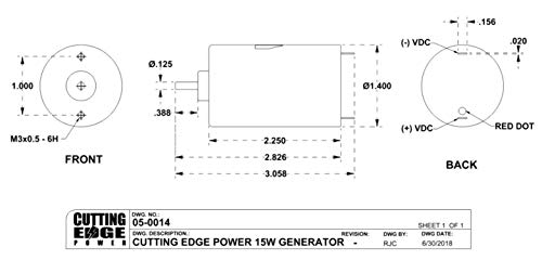 Cutting Edge Power DC Wind Turbine Project Motor Generator - Thumbnail 2