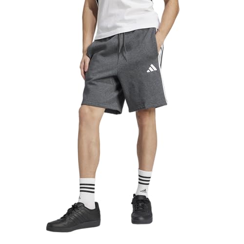 adidas Men's Essentials 3-Stripes Fleece 9-inch Shorts2