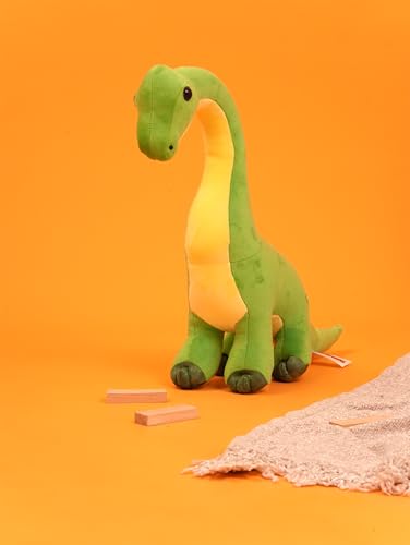 Image of Mirada Brachiosaurus Dinosaur Soft Toy - Grey Plush Stuffed Animal Gift for Kids, Boys & Girls - 40cm