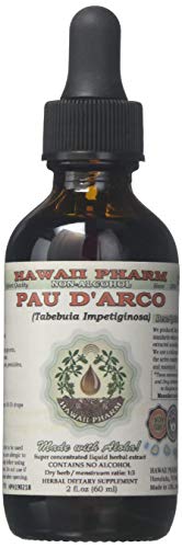 PAU d'arco Alcohol-Free Liquid Extract, PAU d'arco Liquid (Tabebuia impetiginosa) Dried Bark Glycerite 2 oz