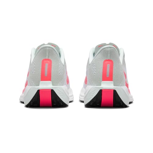 Nike Pegasus Plus Women's Road Running Shoes (FQ7261-001, Barely Grey/White/Black/Hot Punch) Size 74