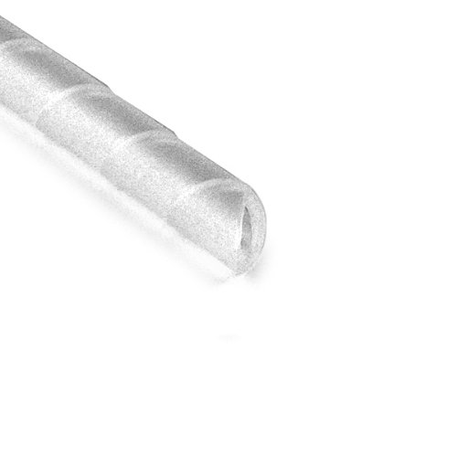 HellermannTyton 2FRP9C Spiralwrap, 1/4'' Diameter, PE-FR, Natural, 100ft/RL