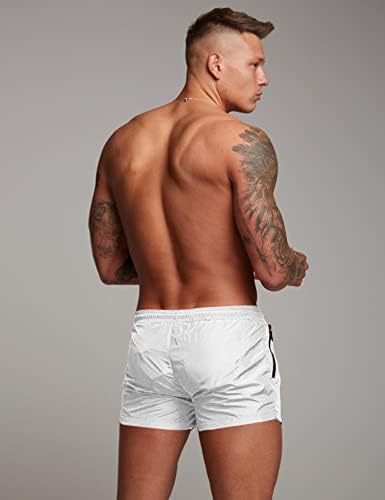 COOFANDY Men's Swim Bikini Swimwear Swimsuit Tight Solid Fashion Short Mesh Lining