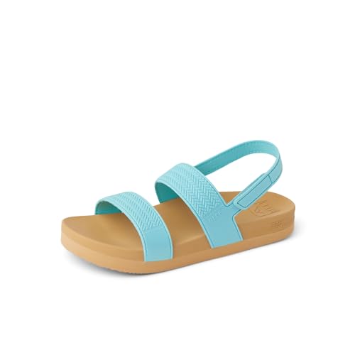 Image of REEF Girls Kids Water Vista Platform Sandal, Water Friendly, Adjustable Strap