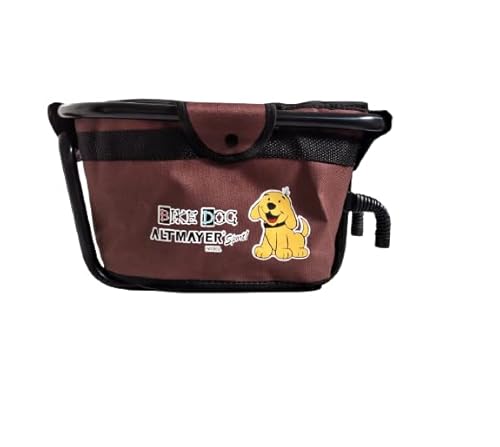 Cadeirinha Cestinha Bike Dog para Bicicleta Marrom - Altmayer AL198