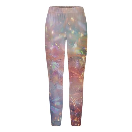 Rainbow Color Glitter SparkleChildren's Home Pajamas, Simple And Versatile, Suitable for Daily Wear110CM4