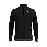 Schnelltrockend Odlo Herren Longsleeve 43467 Element, Black, L, 312942