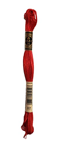 Image of DMC 6-Strand Embroidery Cotton Bundle - Coral Color Family - 5 Skeins of Thread - 8.7yd Skeins