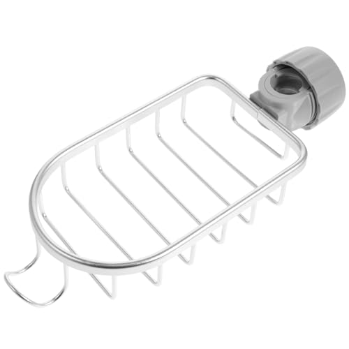 LIFKOME Soporte para Esponjas y Paños De Cocina Estante De Drenaje De Organizador De Fregadero Sin Taladro Accesorio De Cocina Práctico y Funcional
