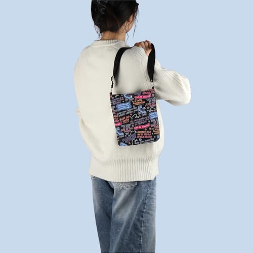 MNIGIU Musical Crossbody Bag Musical Lover Gift Musical Theatre Gift Musical Merch Musical Gift4