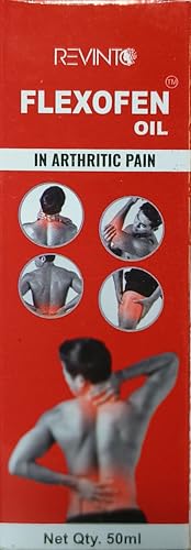 Revinto Flexofen Oil for Arthritis Pain Relief, 50ml | Pack of 2