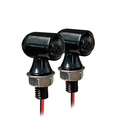Feux stop de signalisation moto rétro 12V finition M8 durable