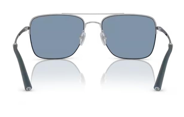 Oliver Peoples 0OV1343S R-2 506380 Blue Ash-Silver/Marine Square Men's Sunglasses, 56/18/1454